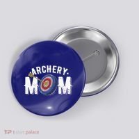 Archery Mom Bow Arrow Shooting Sports Hunter Button thumb 0
