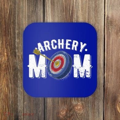 Archery Mom Bow Arrow Shooting Sports Hunter Coaster