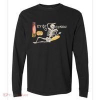 Ancient Mosaic Be Cheerful Enjoy Your Life Comfort Colors Heavyweight Long Sleeve T-Shirt thumb 0