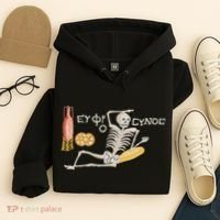 Ancient Mosaic Be Cheerful Enjoy Your Life Hoodie thumb 4