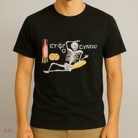 Ancient Mosaic Be Cheerful Enjoy Your Life T-Shirt thumb 3