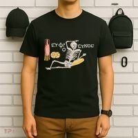 Ancient Mosaic Be Cheerful Enjoy Your Life T-Shirt thumb 6