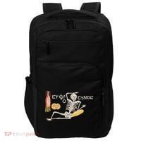 Ancient Mosaic Be Cheerful Enjoy Your Life Impact Tech Backpack thumb 0