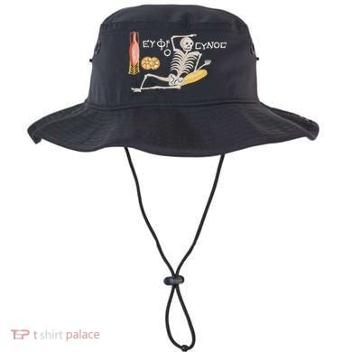 Ancient Mosaic Be Cheerful Enjoy Your Life Bucket Hat
