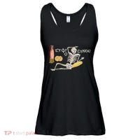 Ancient Mosaic Be Cheerful Enjoy Your Life Ladies Essential Flowy Tank thumb 0