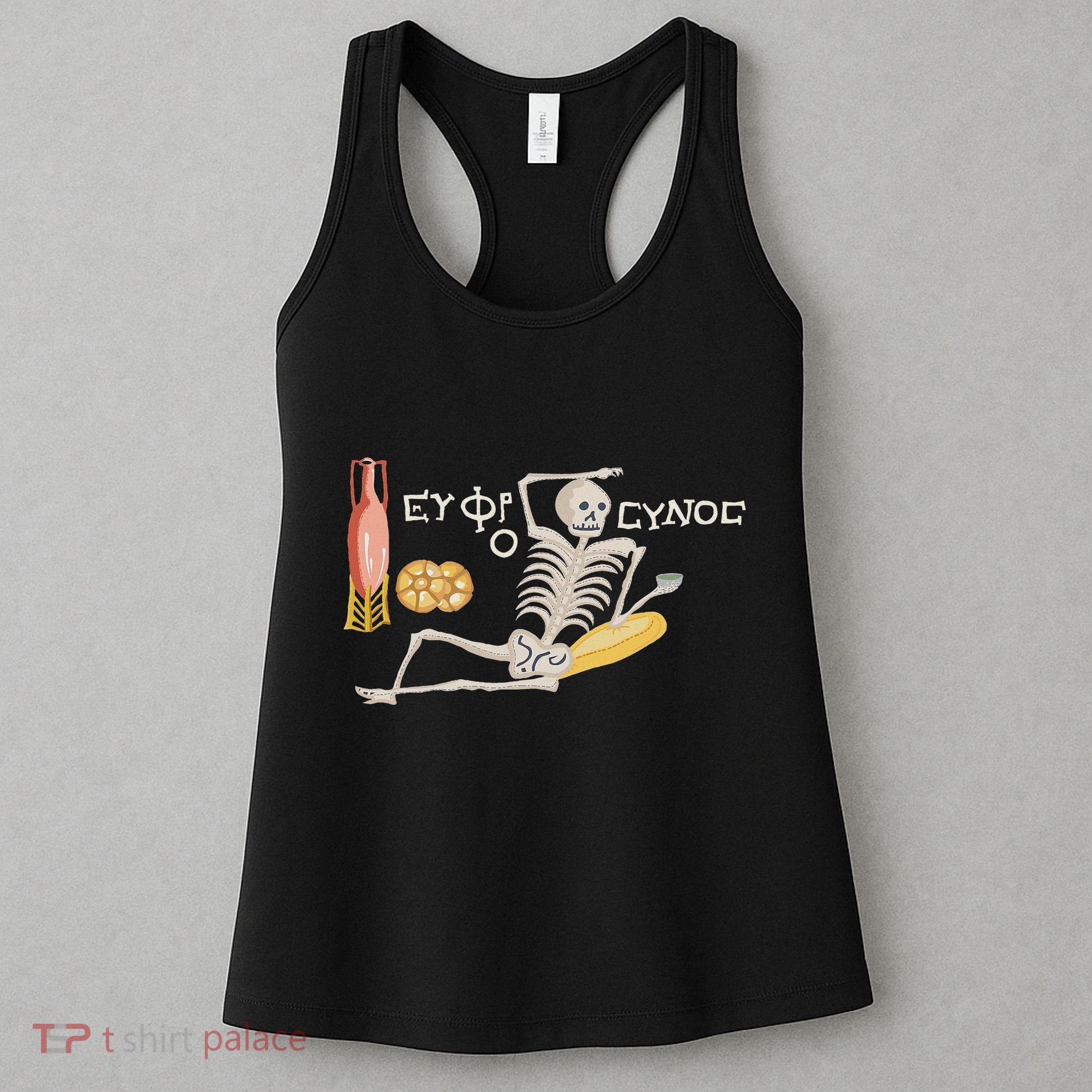 Ancient Mosaic Be Cheerful Enjoy Your Life Women's Tank Top