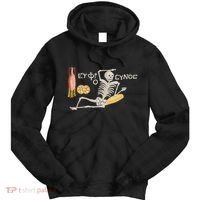 Ancient Mosaic Be Cheerful Enjoy Your Life Tie Dye Hoodie thumb 0