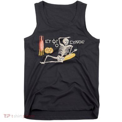 Ancient Mosaic Be Cheerful Enjoy Your Life Tank Top