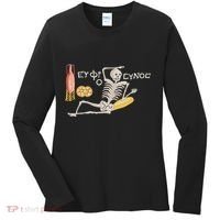 Ancient Mosaic Be Cheerful Enjoy Your Life Women's Long Sleeve Shirt thumb 0