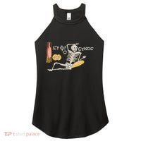 Ancient Mosaic Be Cheerful Enjoy Your Life Women's Perfect Tri Rocker Tank thumb 0