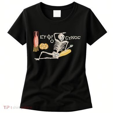 Ancient Mosaic Be Cheerful Enjoy Your Life Women's T-Shirt