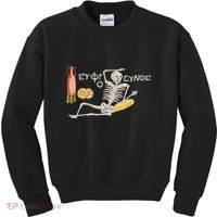 Ancient Mosaic Be Cheerful Enjoy Your Life Kids Sweatshirt thumb 0