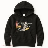 Ancient Mosaic Be Cheerful Enjoy Your Life Kids Hoodie thumb 0