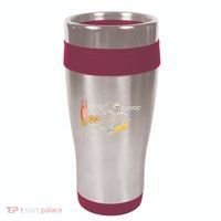 Ancient Mosaic Be Cheerful Enjoy Your Life 16oz Travel Tumbler thumb 0