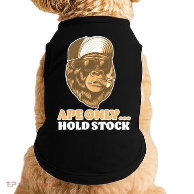 AMC Apes Only Hold The Stock Doggie Tank