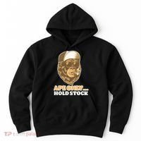 AMC Apes Only Hold The Stock Hoodie thumb 0