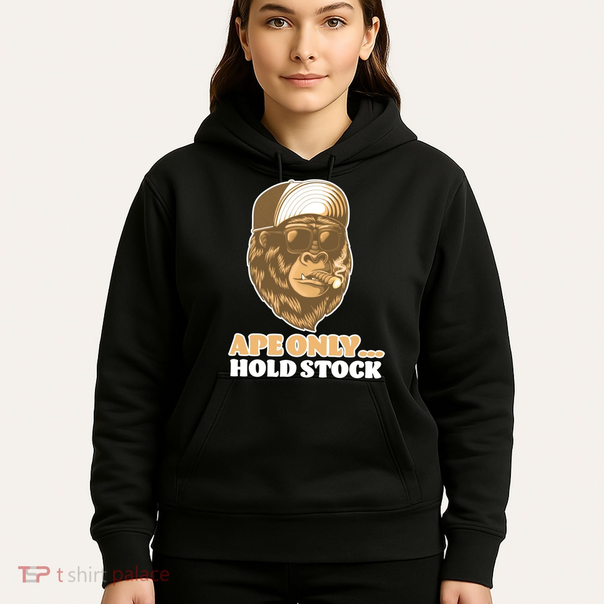 AMC Apes Only Hold The Stock Hoodie
