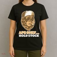 AMC Apes Only Hold The Stock T-Shirt thumb 4