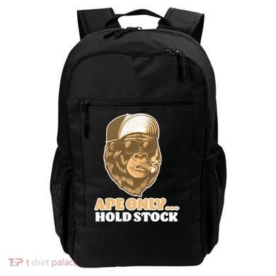 AMC Apes Only Hold The Stock Backpack