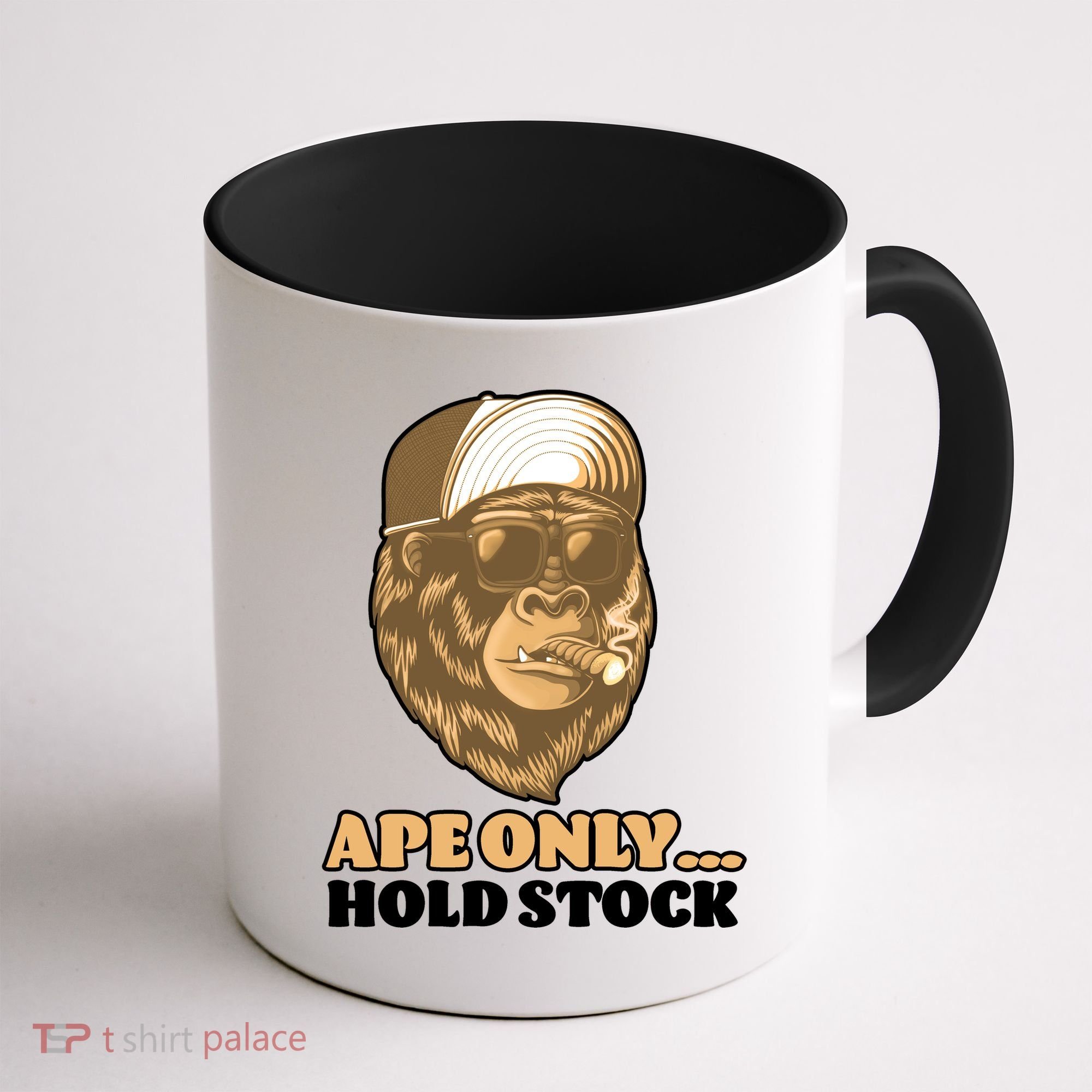 AMC Apes Only Hold The Stock Coffee Mug