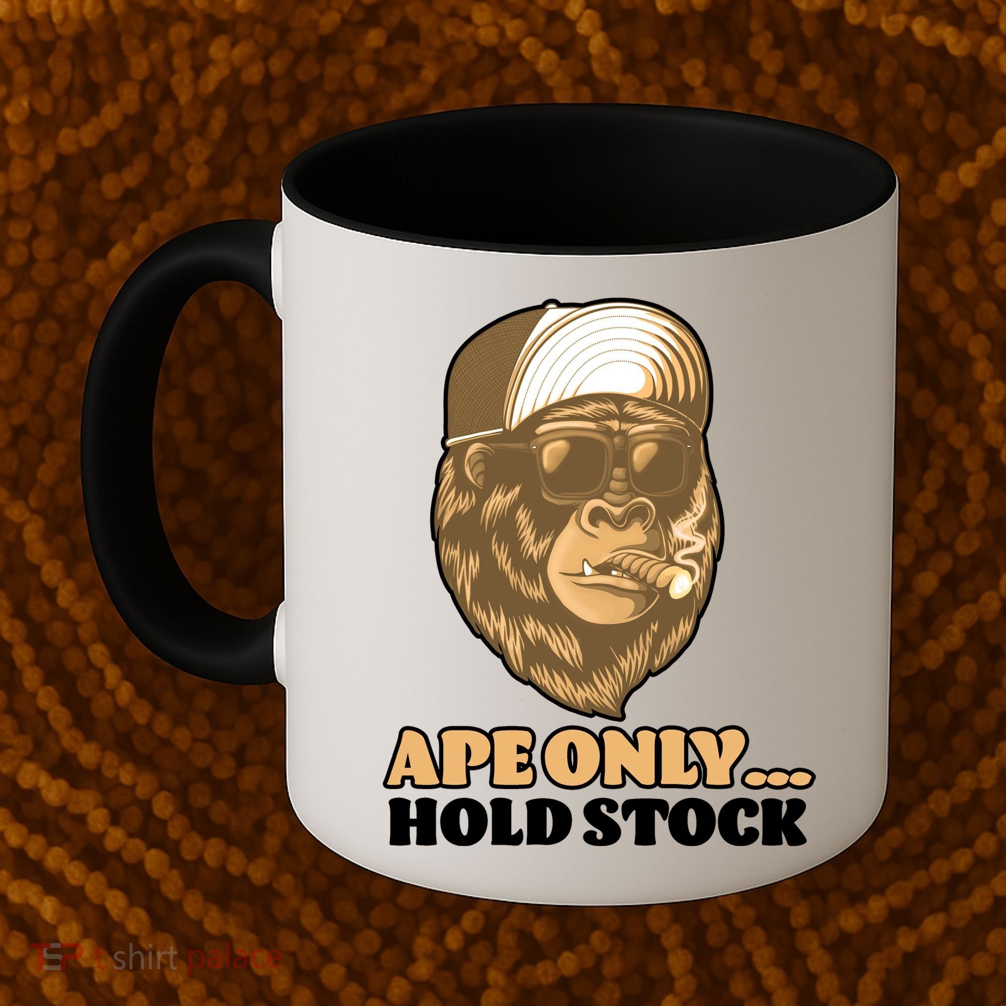 AMC Apes Only Hold The Stock Coffee Mug