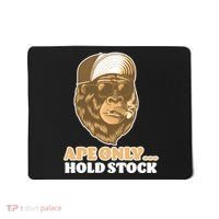 AMC Apes Only Hold The Stock Mousepad thumb 0