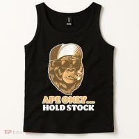 AMC Apes Only Hold The Stock Tank Top thumb 2