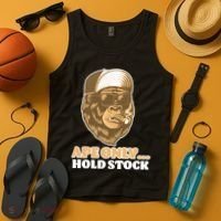 AMC Apes Only Hold The Stock Tank Top thumb 4