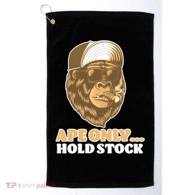 AMC Apes Only Hold The Stock Golf Towel