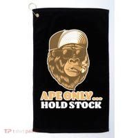 AMC Apes Only Hold The Stock Golf Towel thumb 0