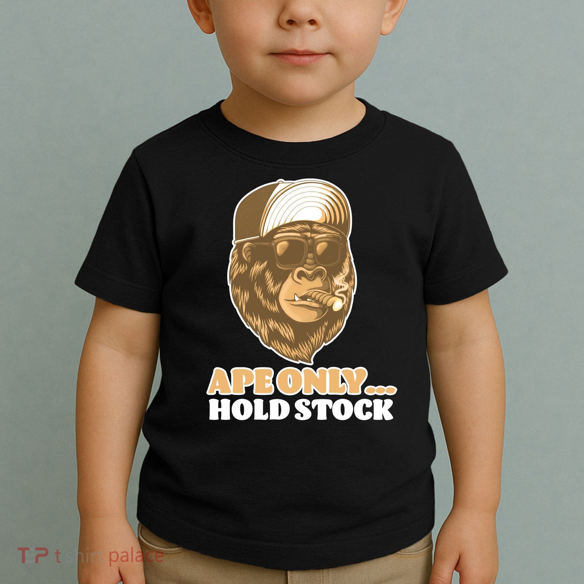 AMC Apes Only Hold The Stock Toddler T-Shirt