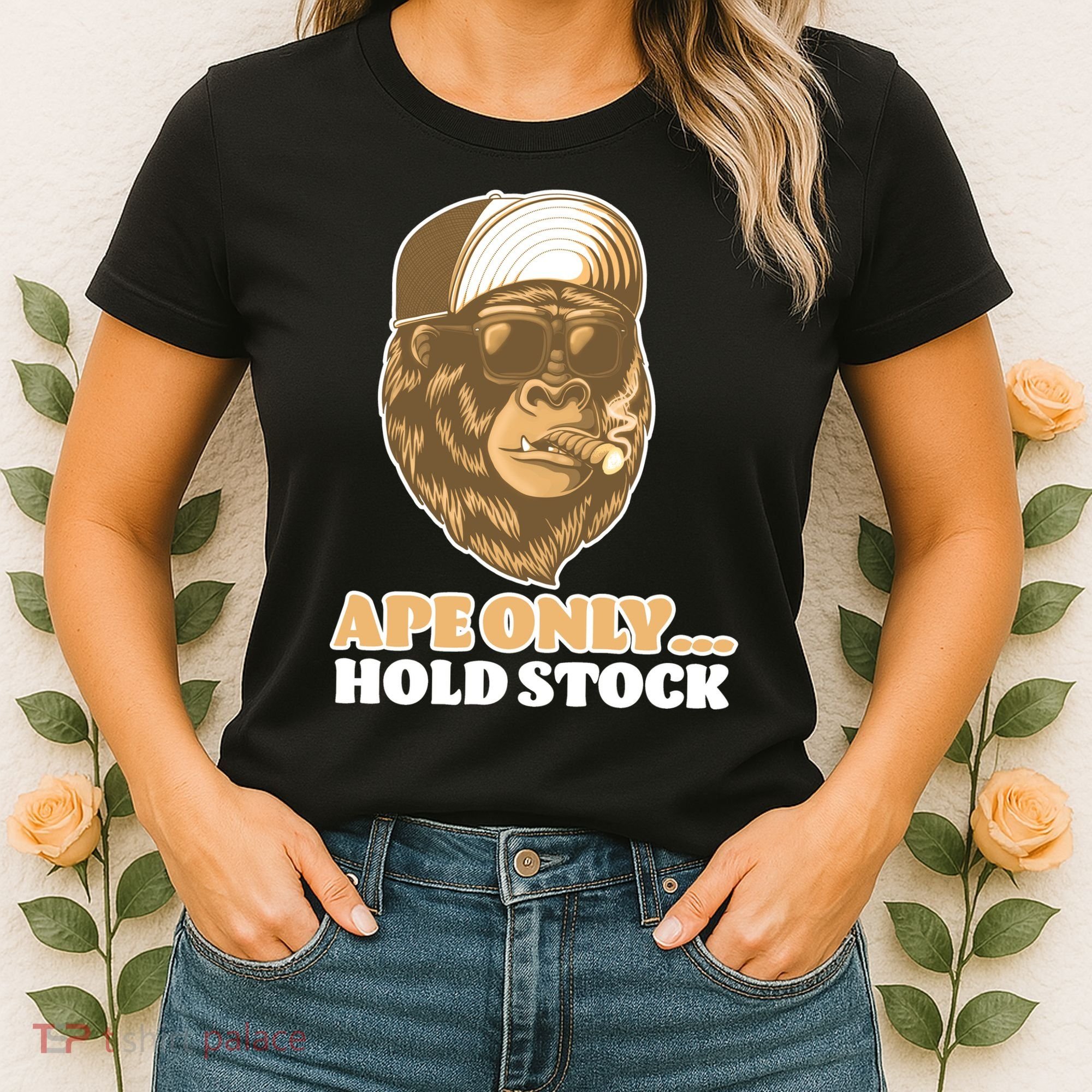 AMC Apes Only Hold The Stock Women's T-Shirt