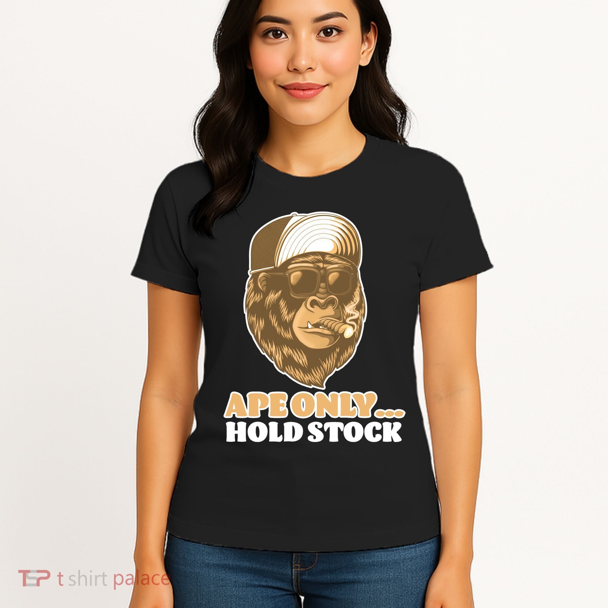 AMC Apes Only Hold The Stock Women's T-Shirt
