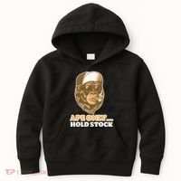 AMC Apes Only Hold The Stock Kids Hoodie thumb 0