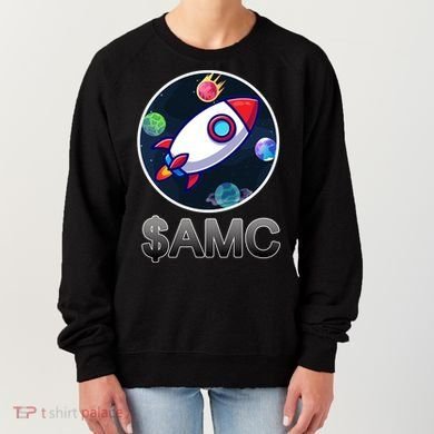 AMC Go To The Moon Rocket Ship Women's Sweatshirt
