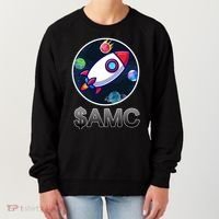 AMC Go To The Moon Rocket Ship Women's Sweatshirt thumb 0