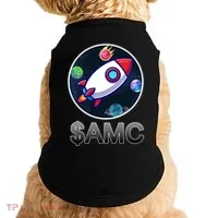 AMC Go To The Moon Rocket Ship Doggie Tank thumb 0