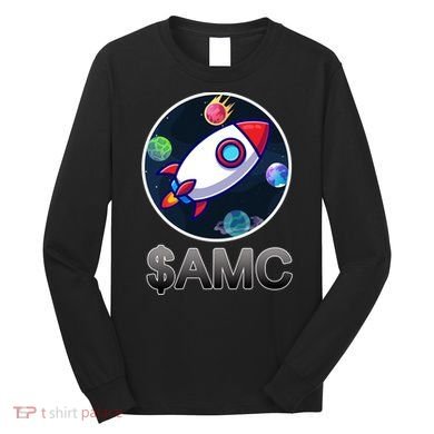 AMC Go To The Moon Rocket Ship Long Sleeve Shirt