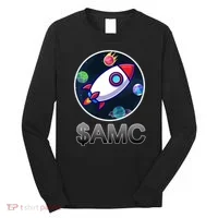 AMC Go To The Moon Rocket Ship Long Sleeve Shirt thumb 0