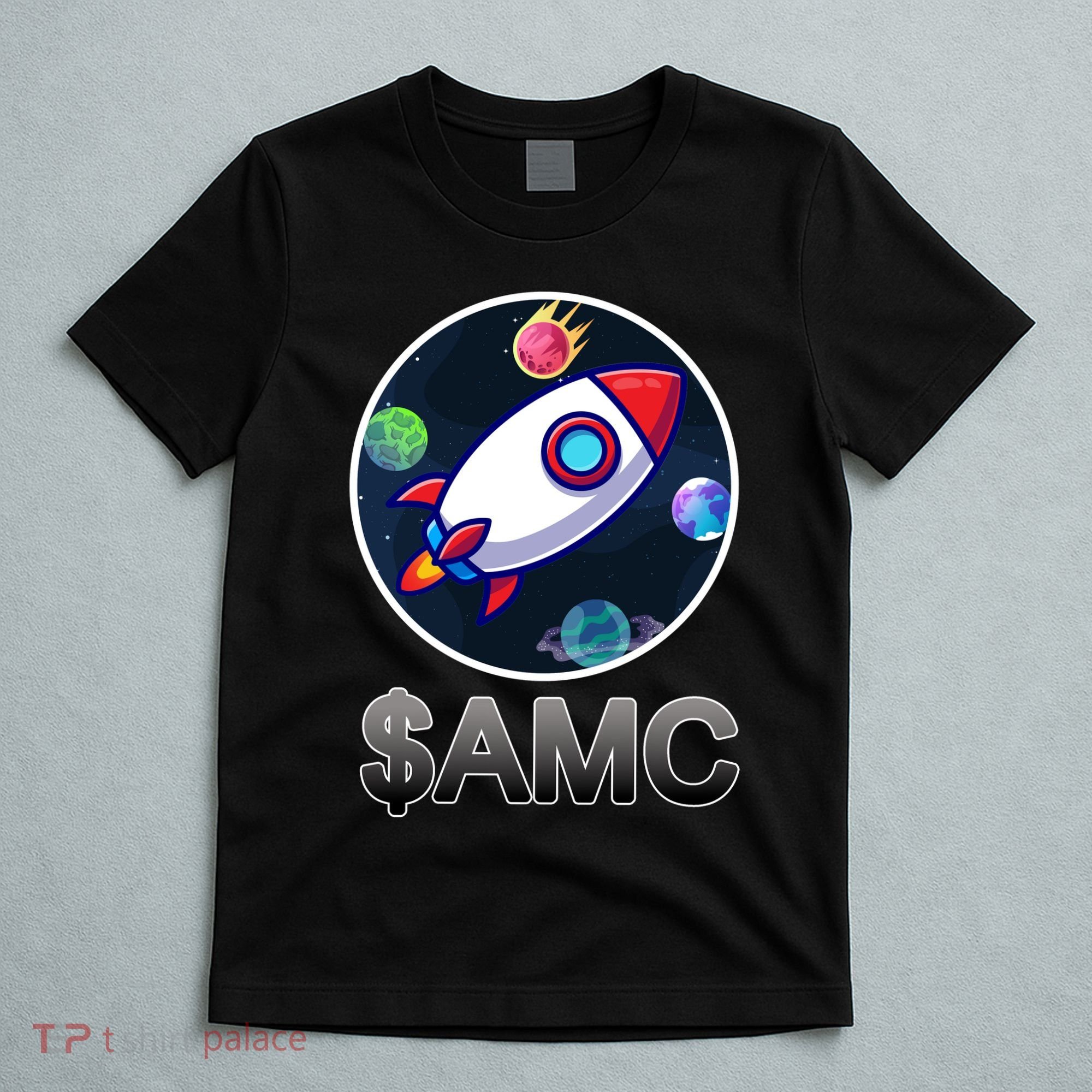 AMC Go To The Moon Rocket Ship T-Shirt