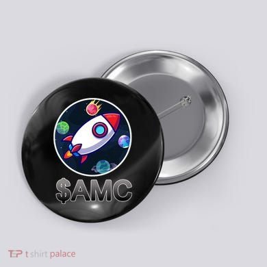 AMC Go To The Moon Rocket Ship Button