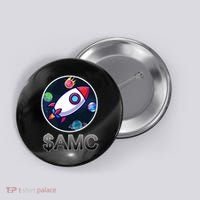 AMC Go To The Moon Rocket Ship Button thumb 0