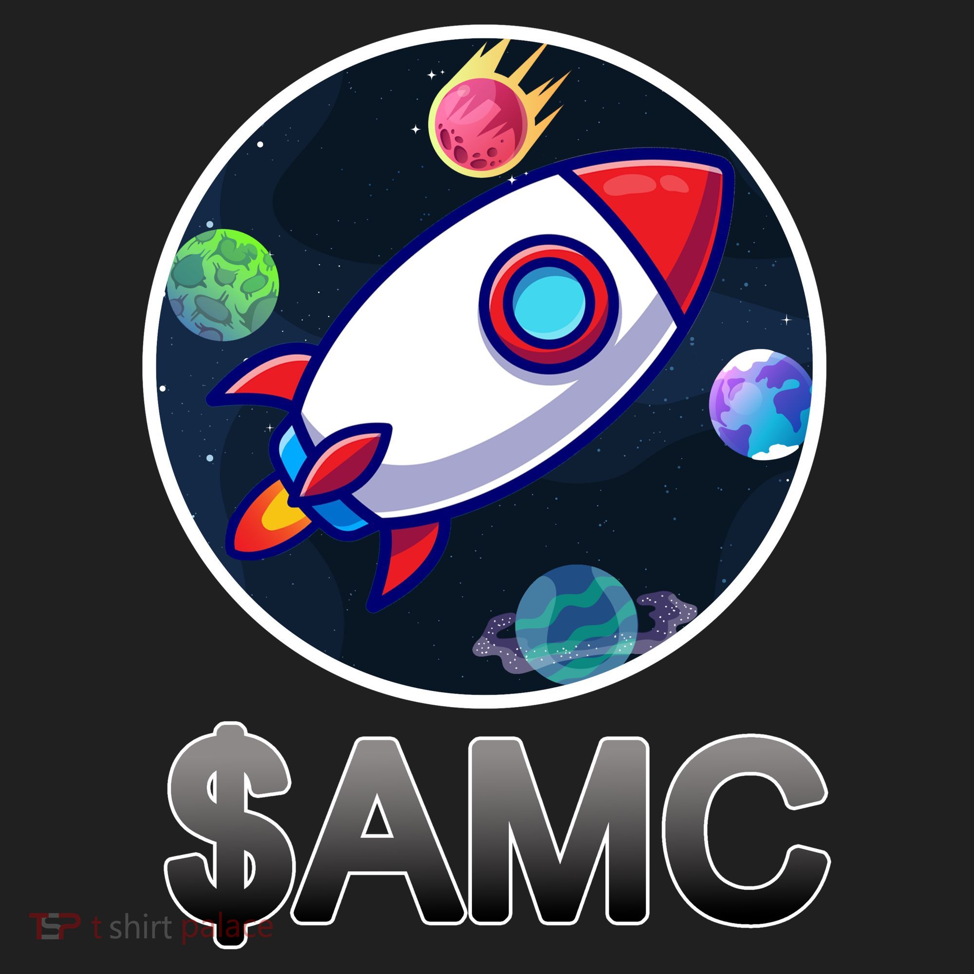 AMC Go To The Moon Rocket Ship Beanie