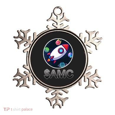 AMC Go To The Moon Rocket Ship Ornament