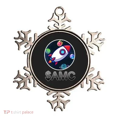 AMC Go To The Moon Rocket Ship Ornament