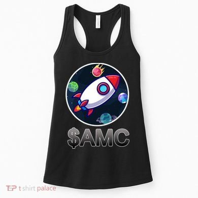AMC Go To The Moon Rocket Ship Women's Tank Top