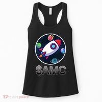 AMC Go To The Moon Rocket Ship Women's Tank Top thumb 0