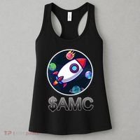 AMC Go To The Moon Rocket Ship Women's Tank Top thumb 3