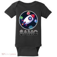 AMC Go To The Moon Rocket Ship Baby Bodysuit thumb 0