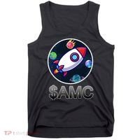 AMC Go To The Moon Rocket Ship Tank Top thumb 0